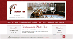Desktop Screenshot of butlervin.dk
